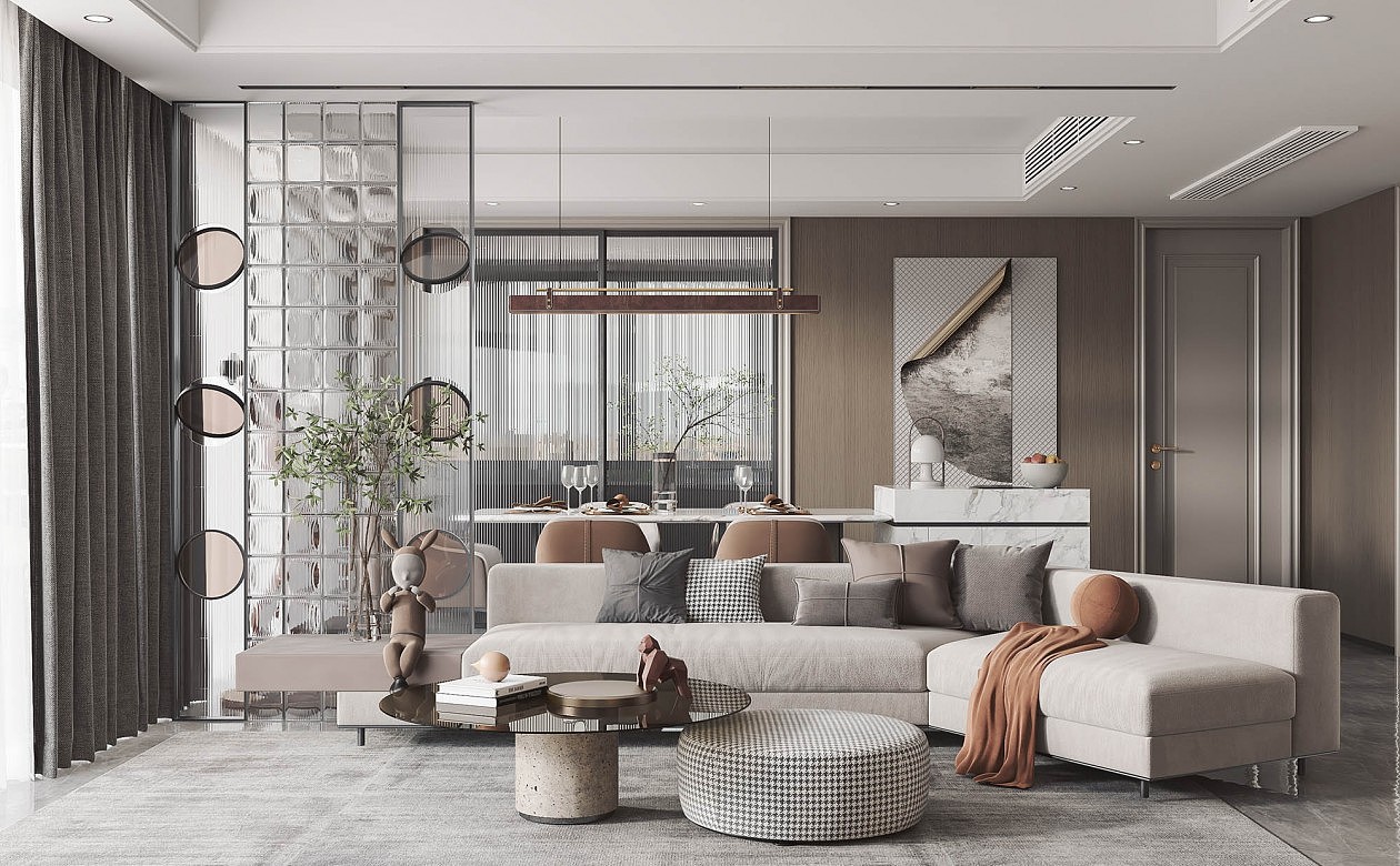 中性色系空间设计 这样的设计很舒服
