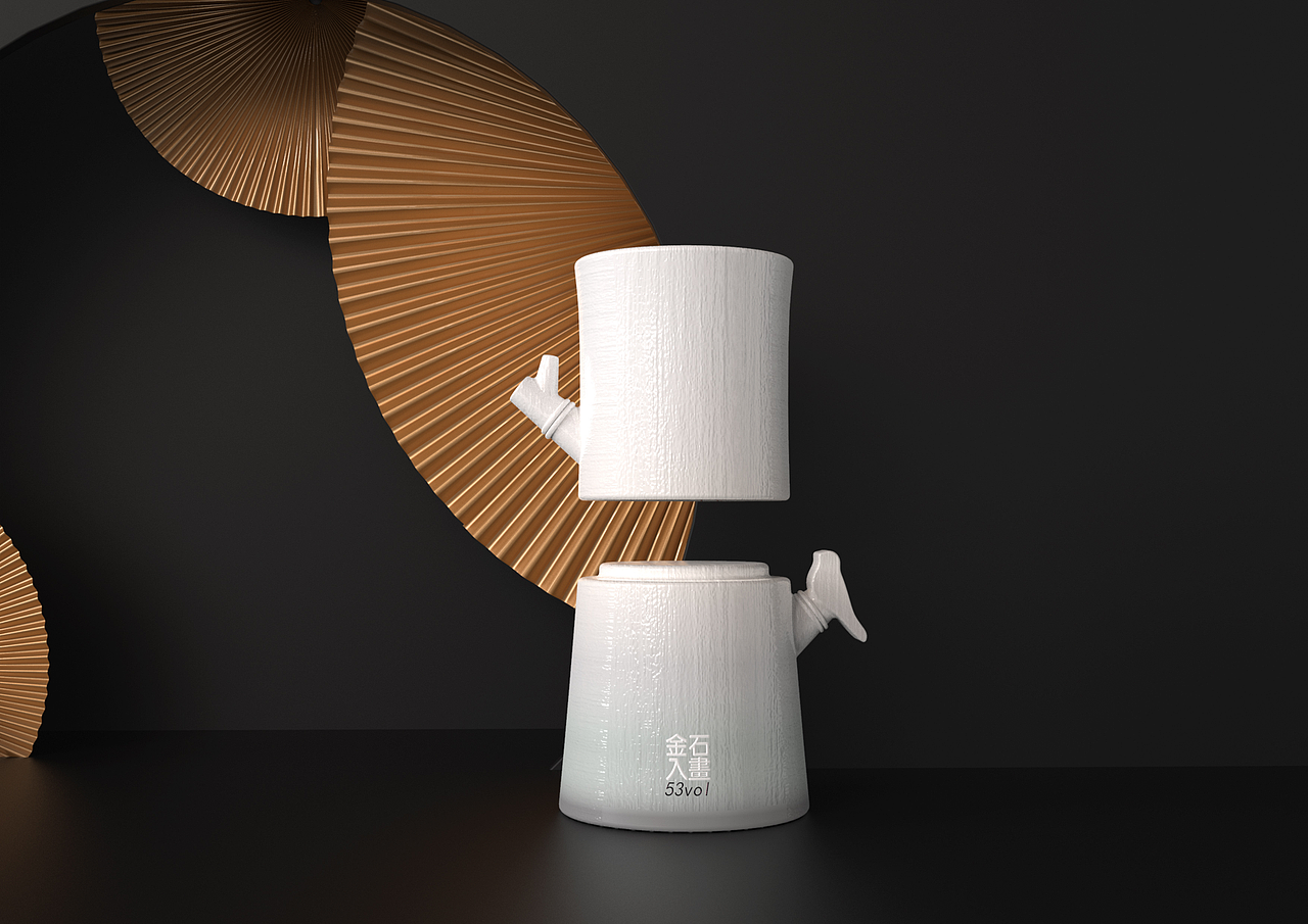 新国画 白酒包装设计（图ZMjM0MDQ4ODg0） - 包装 - 站酷设计师柏星龙设计原创素材 - 站酷ZCOOL