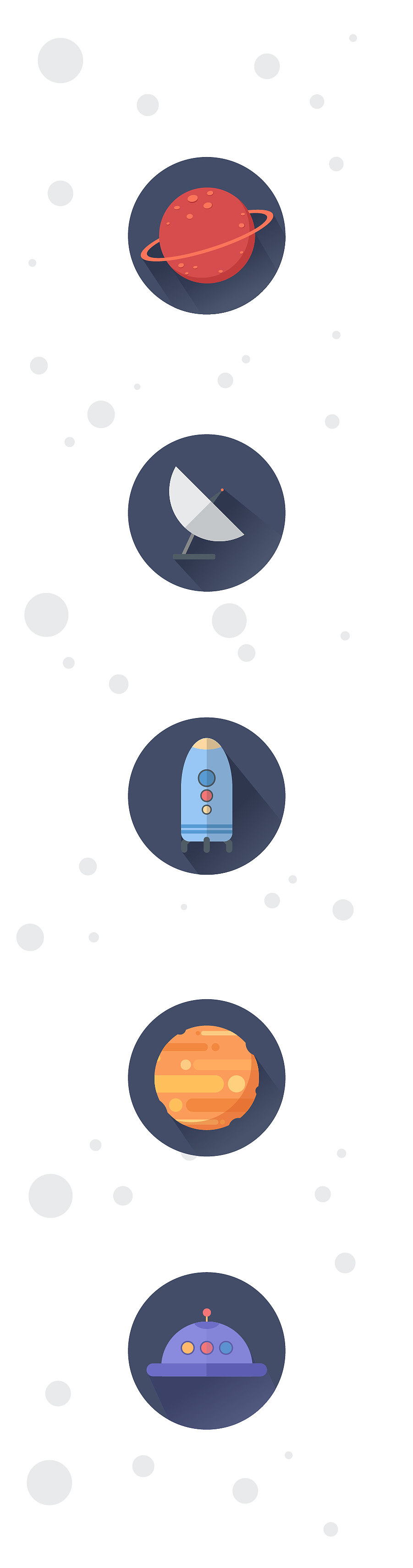 太空系列图标（图ZMTYwNjYxNTk2） - 商业插画 - 站酷设计师少青shaoqing原创素材 - 站酷ZCOOL