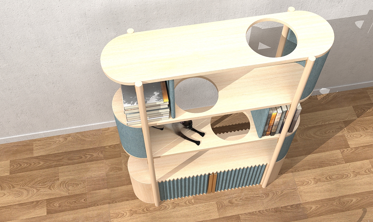 主子的書架（寵物家具）（圖ZMTYxMzE3ODQw） - 生活用品 - 站酷設(shè)計(jì)師屐齒蒼苔原創(chuàng)素材 - 站酷ZCOOL