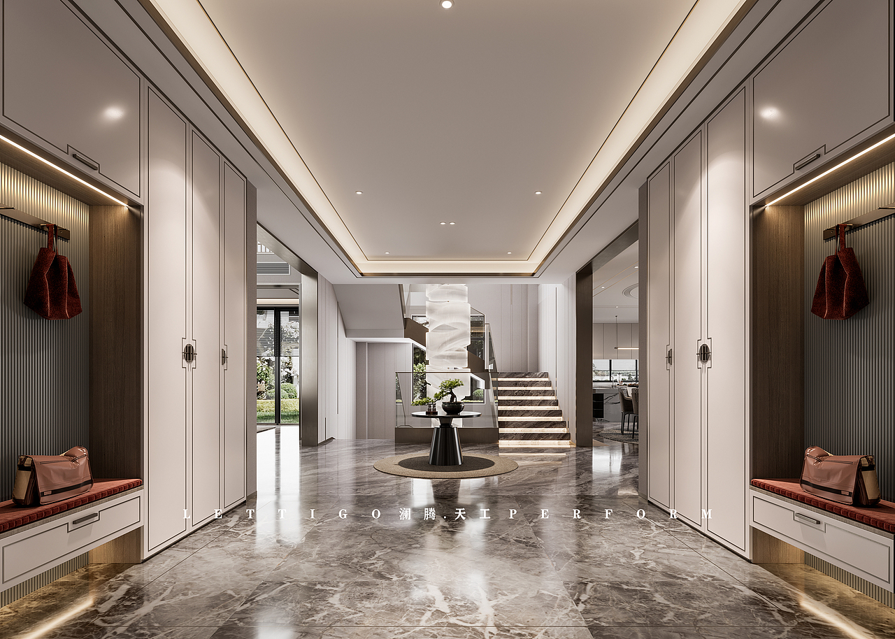 新中式别墅|鹤州庄园（图ZMzEyMzYzMDgw） - 家装设计 - 站酷设计师DesignerZtt186原创素材 - 站酷ZCOOL