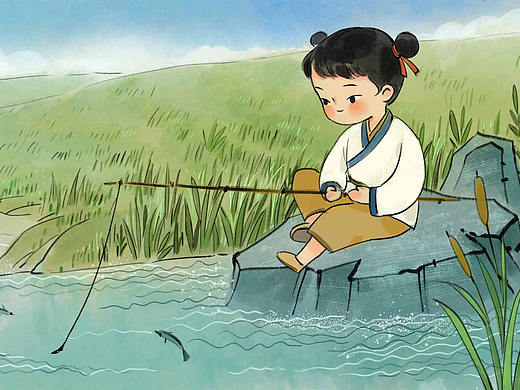 古诗词插画动画