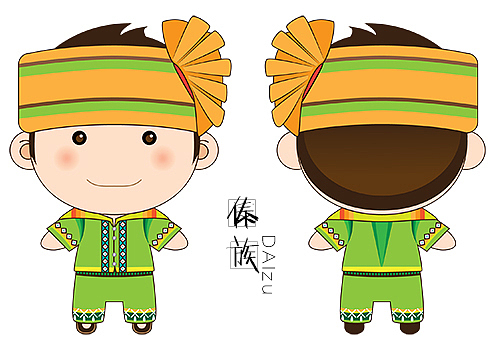 矢量民族娃娃（图ZMTY3MzYzMzMy） - 玩具 - 站酷设计师自由黑洞原创素材 - 站酷ZCOOL