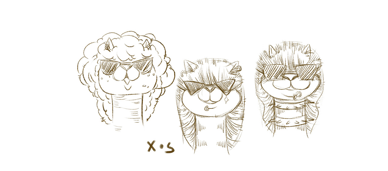 不安分的羊驼（图ZMTYzMjIyNTM2） - 儿童插画 - 站酷设计师我有獠牙原创素材 - 站酷ZCOOL