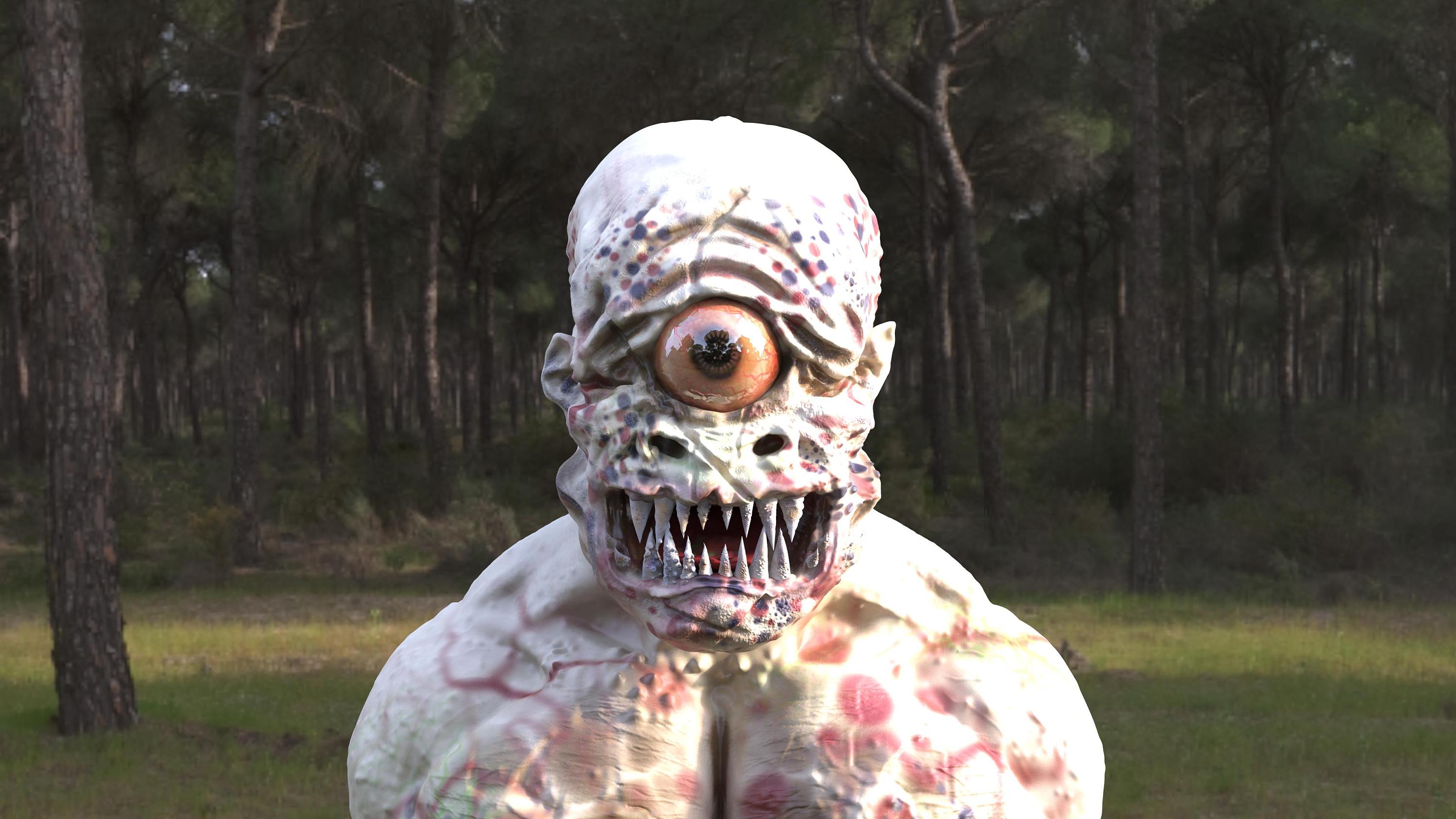 独眼人 zbrush小练习