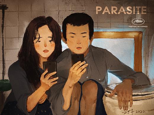 寄生虫 插画