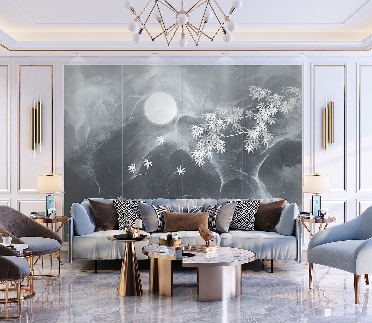 艾嘉利丝印壁画