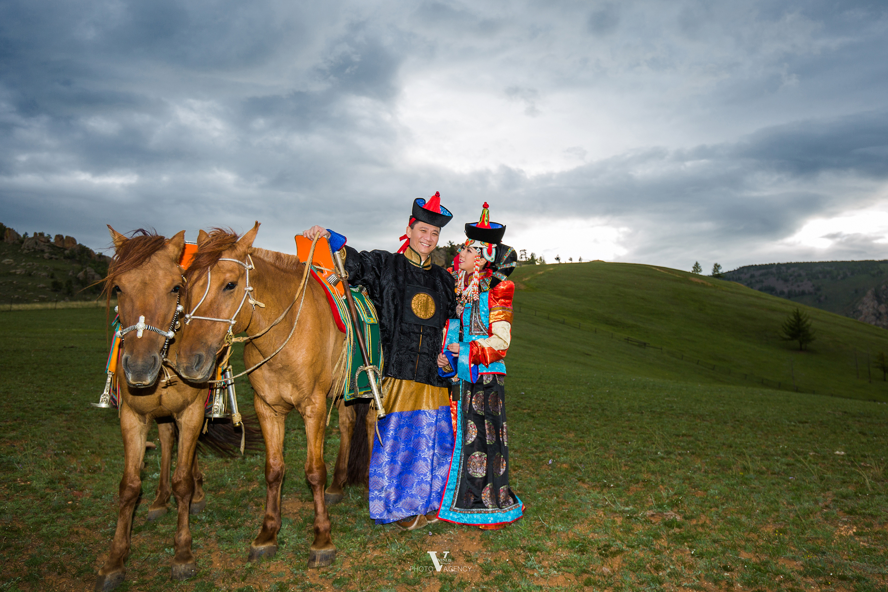 蒙古族风光 婚纱 结婚照