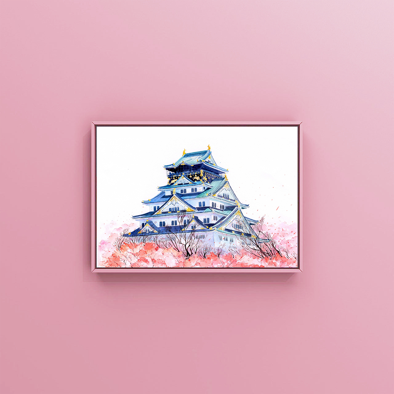 深圳航空2019年台历世界水彩插画