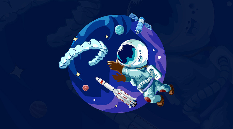 宇航员 插画