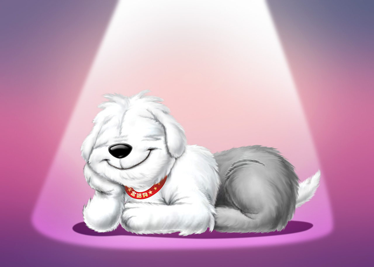 金腊狗卡通设计