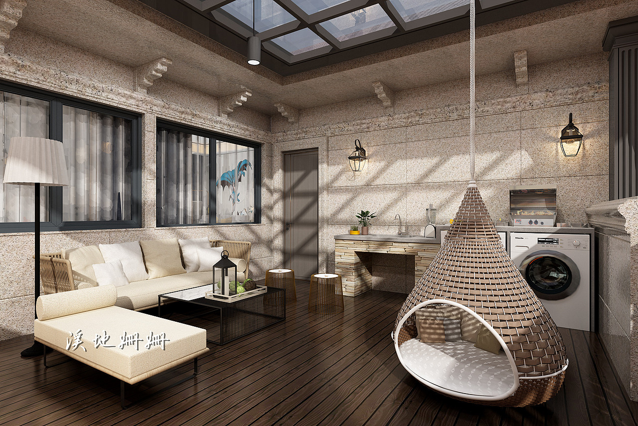 轻奢无主灯别墅