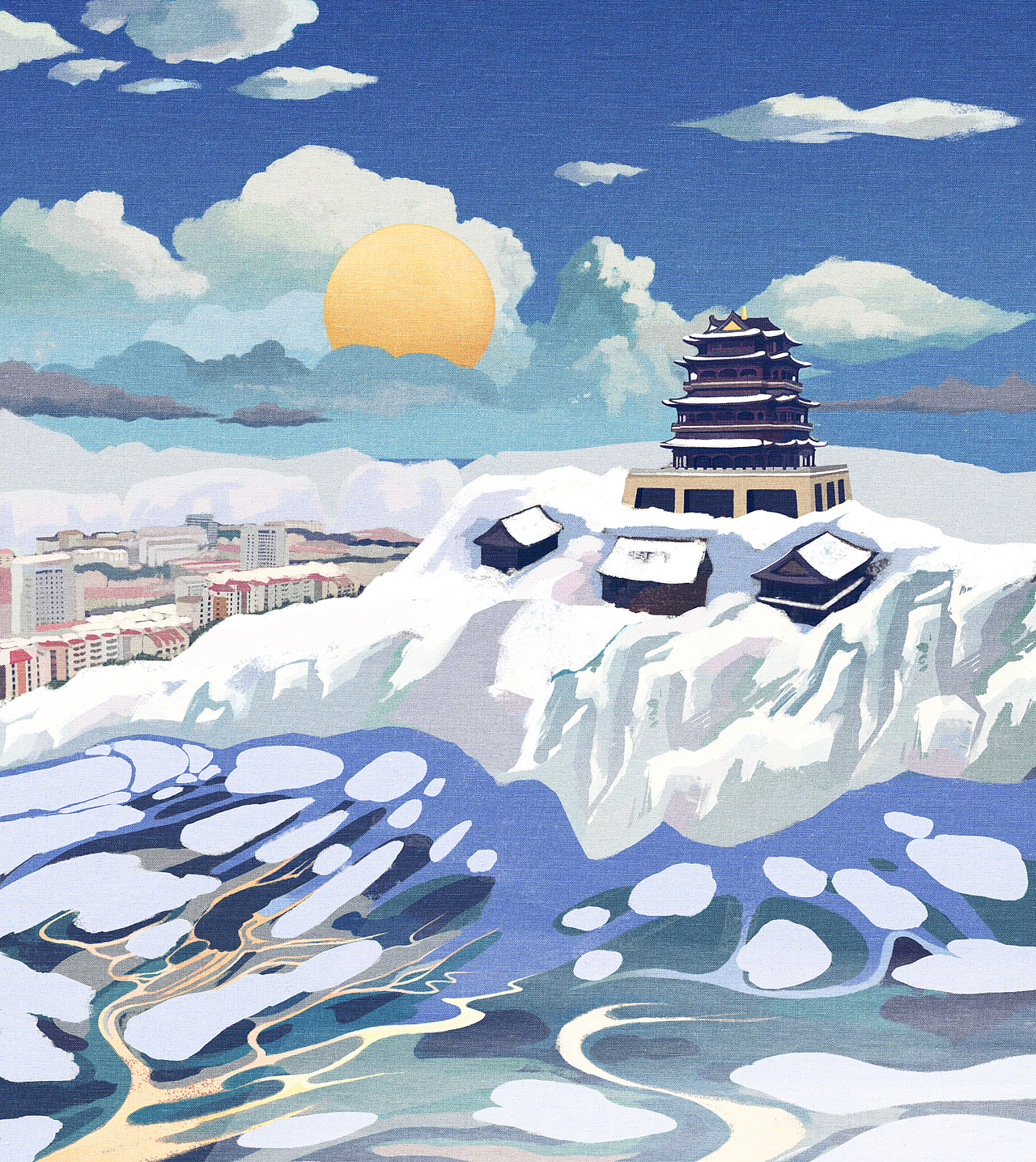 「EUC · 旅途」（图ZMTI1MDE3NzA4） - 商业插画 - 站酷设计师Utoink乌印画原创素材 - 站酷ZCOOL