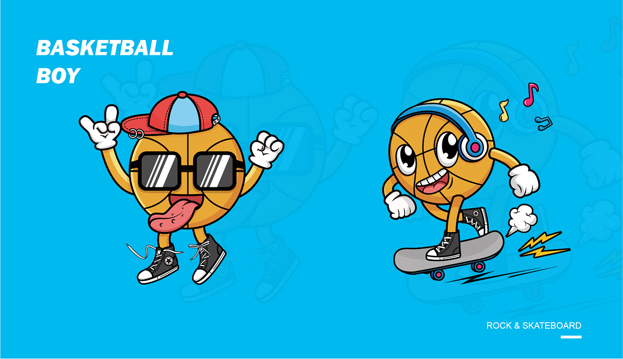 篮球拟人化创意插画宁波 |                  