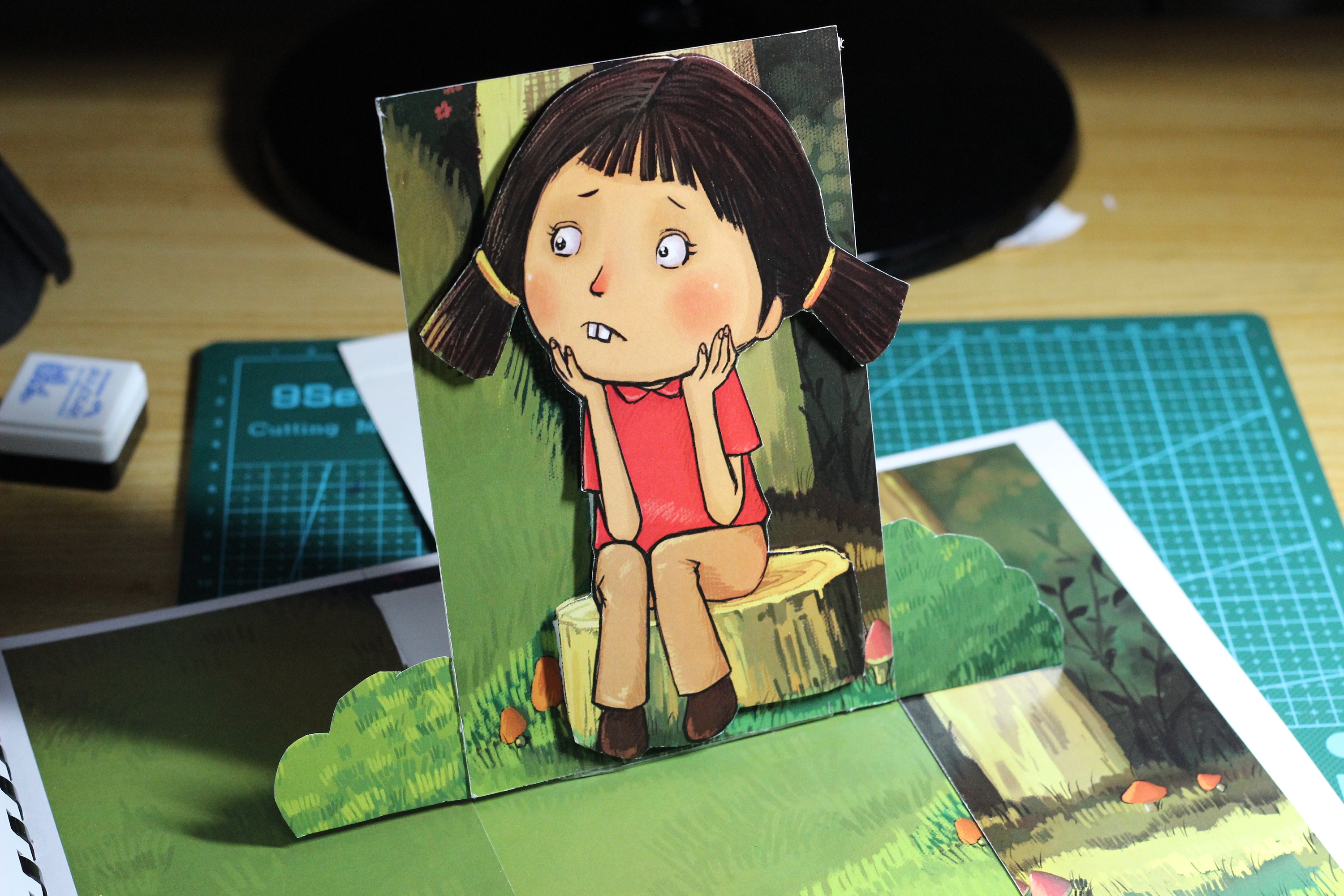 毕业设计——儿童绘本《爱蜜尔的大门牙》