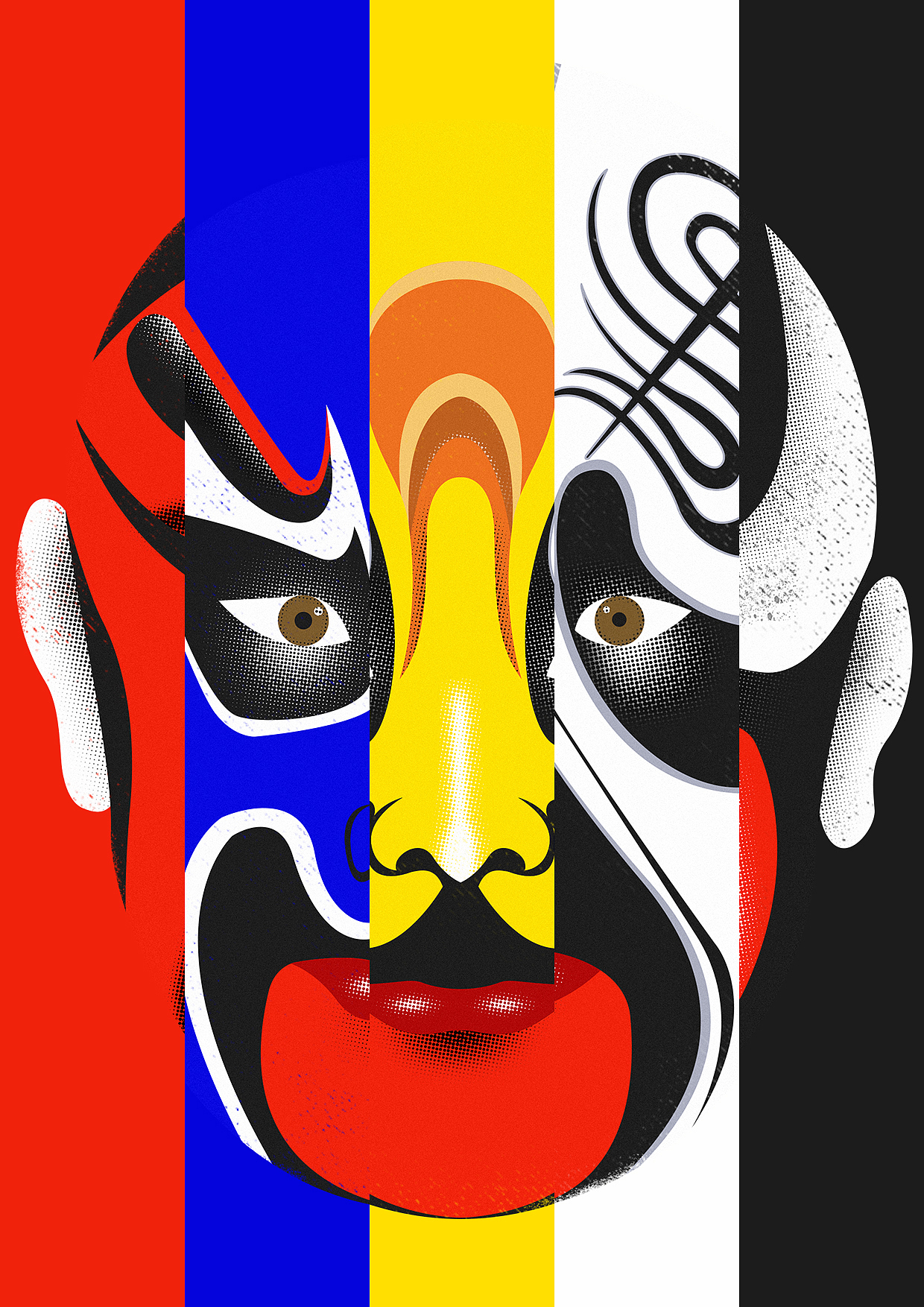 中国脸谱|平面|海报|小明design_原创作品-站酷zcool