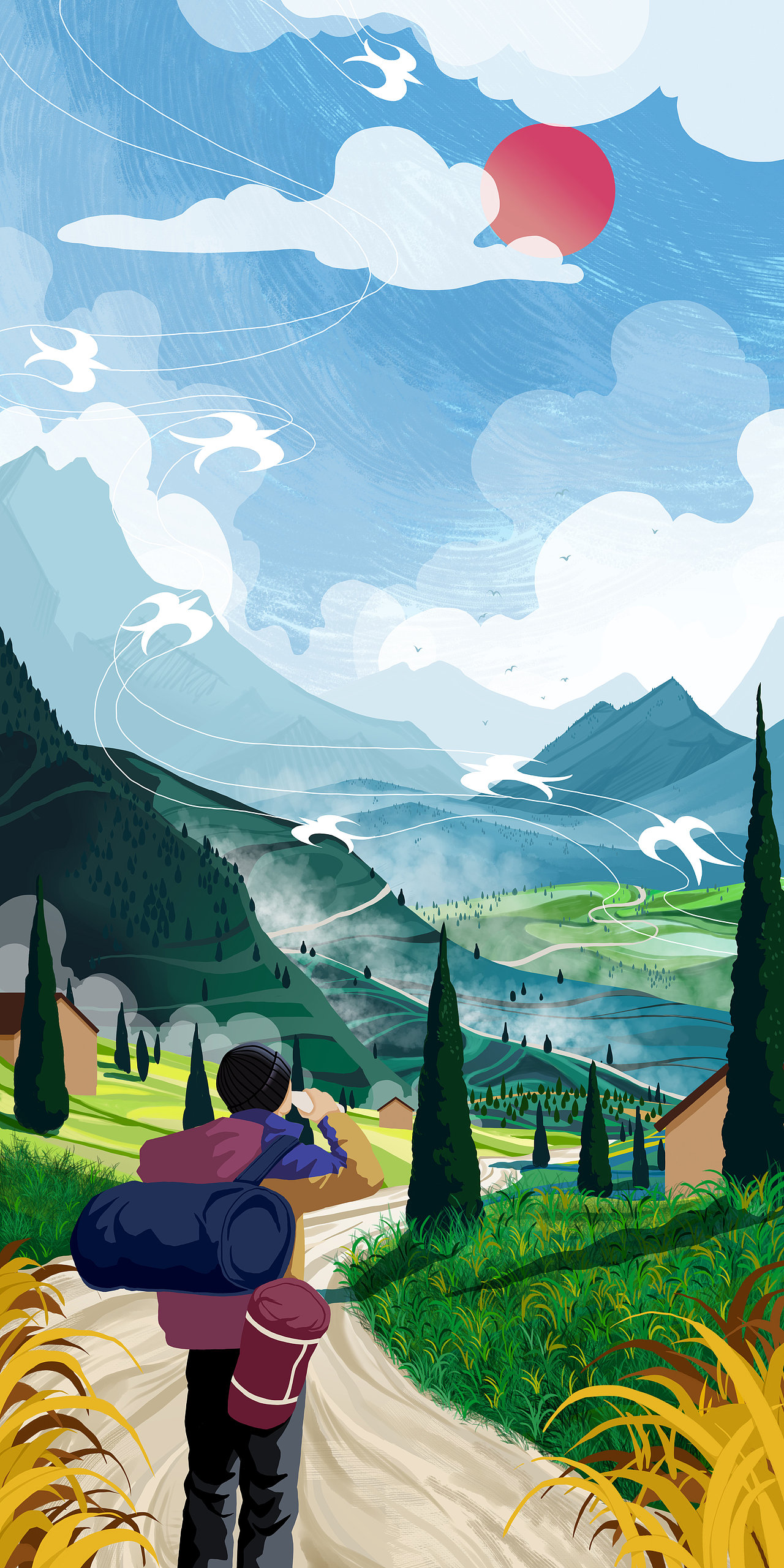 今日重阳（图ZMjczODk0Njc2） - 商业插画 - 站酷设计师作舟ILLUSTRATOR原创素材 - 站酷ZCOOL