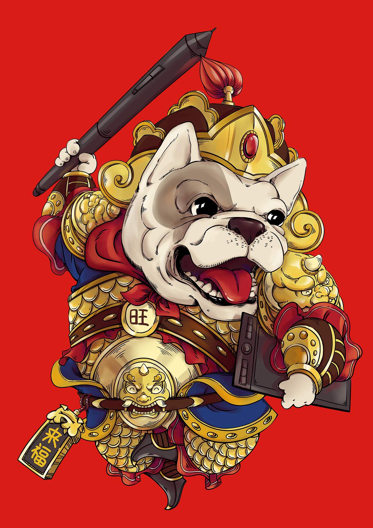 狗年插画设计（图ZMjI1NjYxMTYw） - 商业插画 - 站酷设计师甲方修改器原创素材 - 站酷ZCOOL