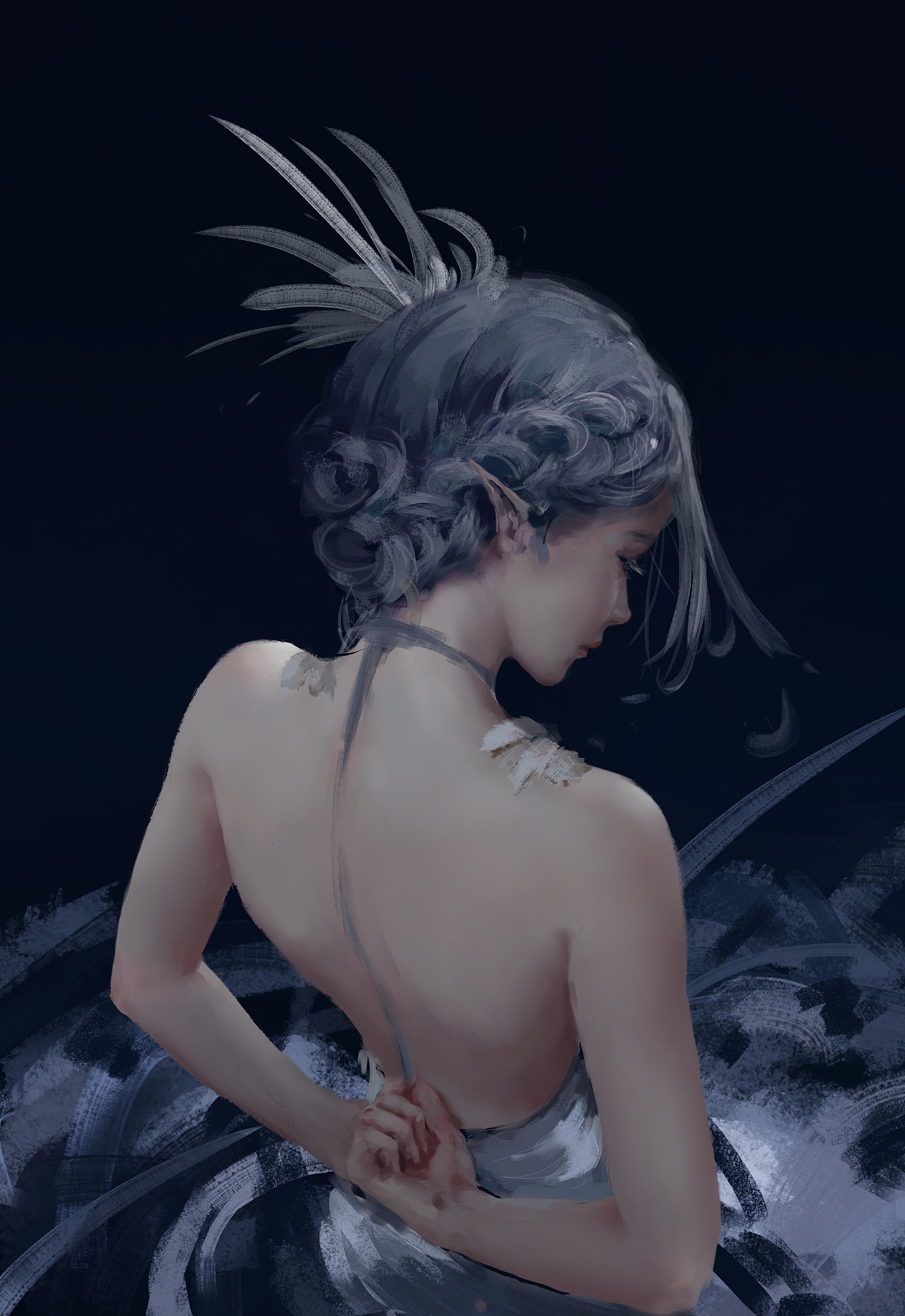 临摹wlop大神的海琴烟