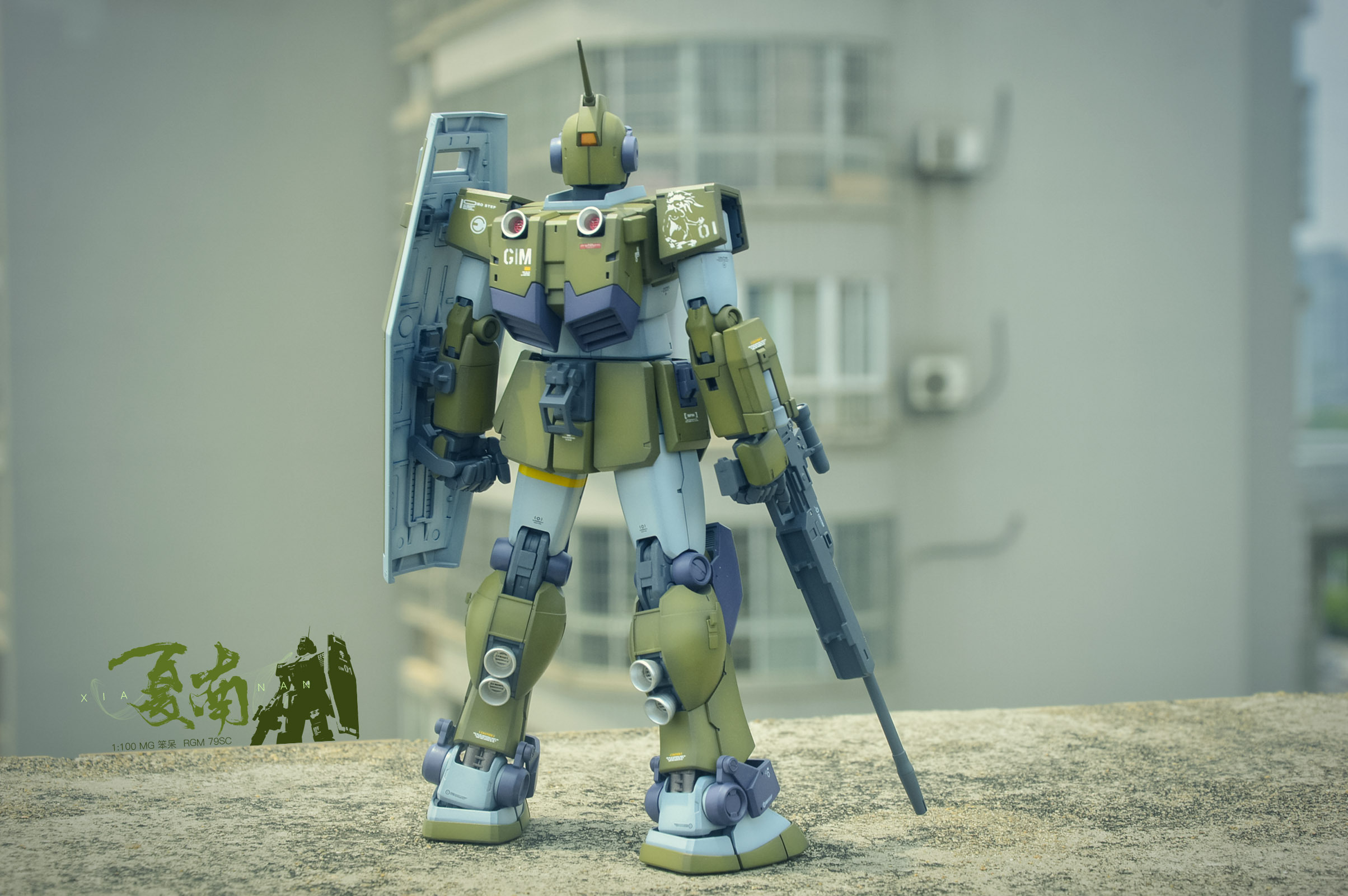 1:100 万代 mg 狙击型吉姆rgm-79sc