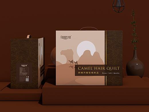 驼绒床品包装（个人主页-ZNDY3MDYxMzI=） - 包装 - 站酷设计师一克苏摩原创素材 - 站酷ZCOOL