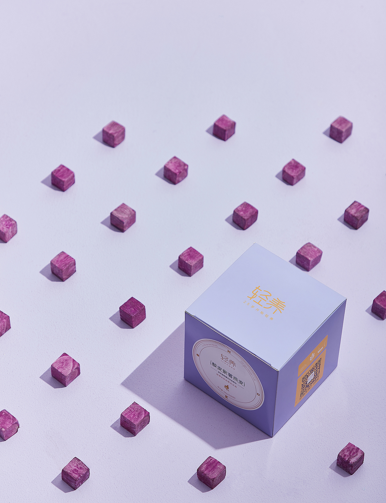 轻养—「藜麦紫薯燕麦混合植物蛋白饮品」包装设计