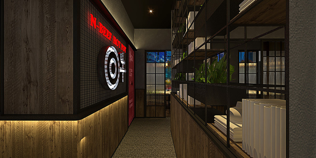 回牛潮汕牛肉火锅---常平店空间设计（图ZMTI0OTEwMzcy） - 家装设计 - 站酷设计师cbd设计原创素材 - 站酷ZCOOL