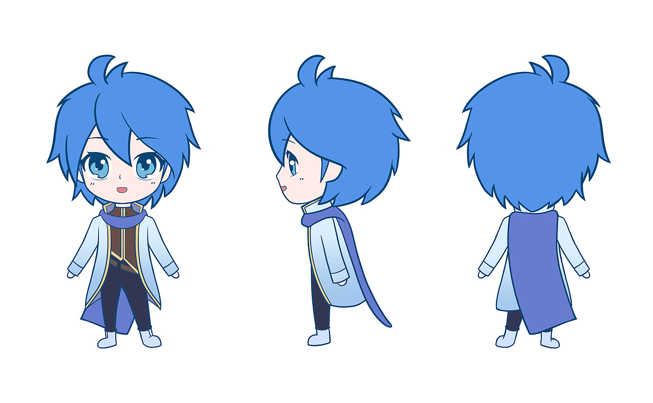 手办模型三视图