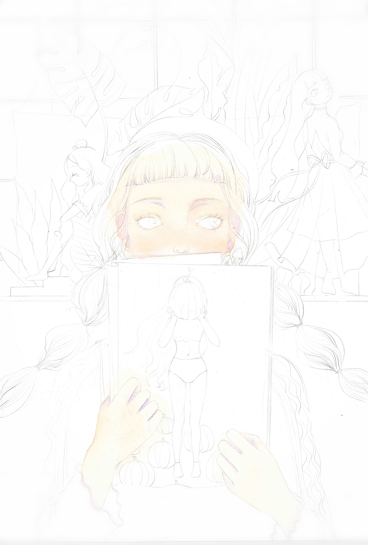 一个过程（2）（图ZOTU0ODEwNTY=） - 艺术插画 - 站酷设计师川禾原创素材 - 站酷ZCOOL