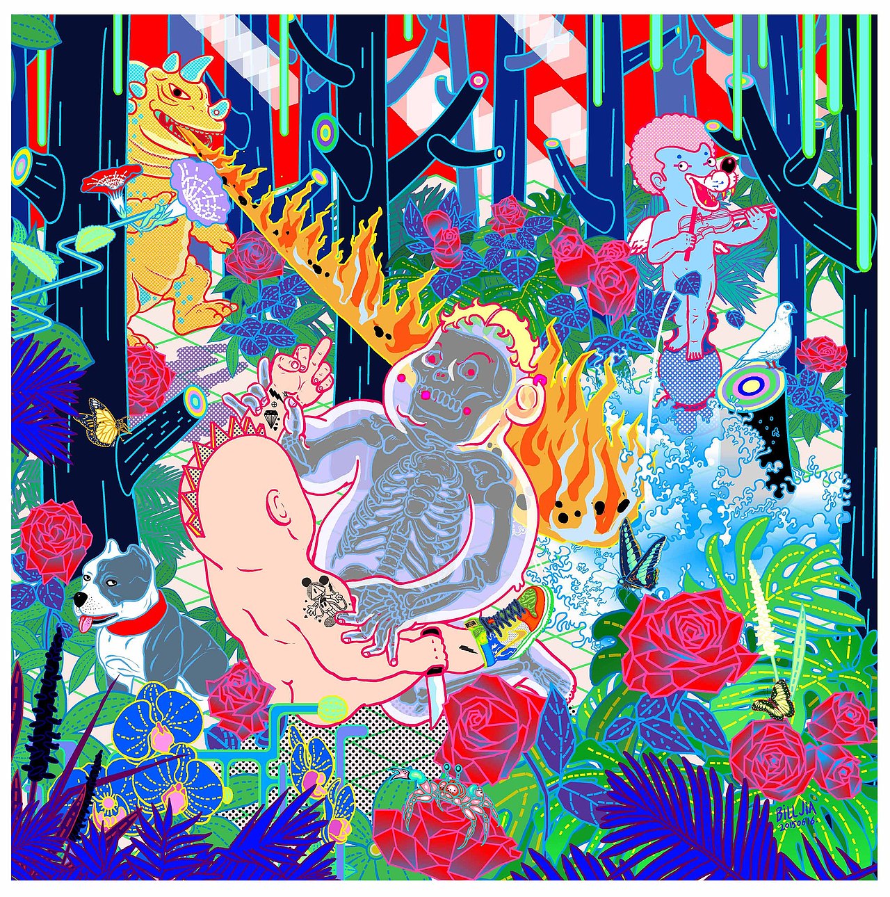 作品（图ZMjk2OTUwODA=） - 新锐潮流插画 - 站酷设计师BiLLJia1987原创素材 - 站酷ZCOOL