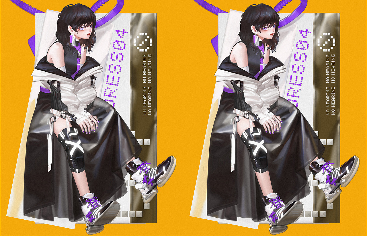 "dress"|插画|创作习作|senko璇仔_原创作品-站酷zcool