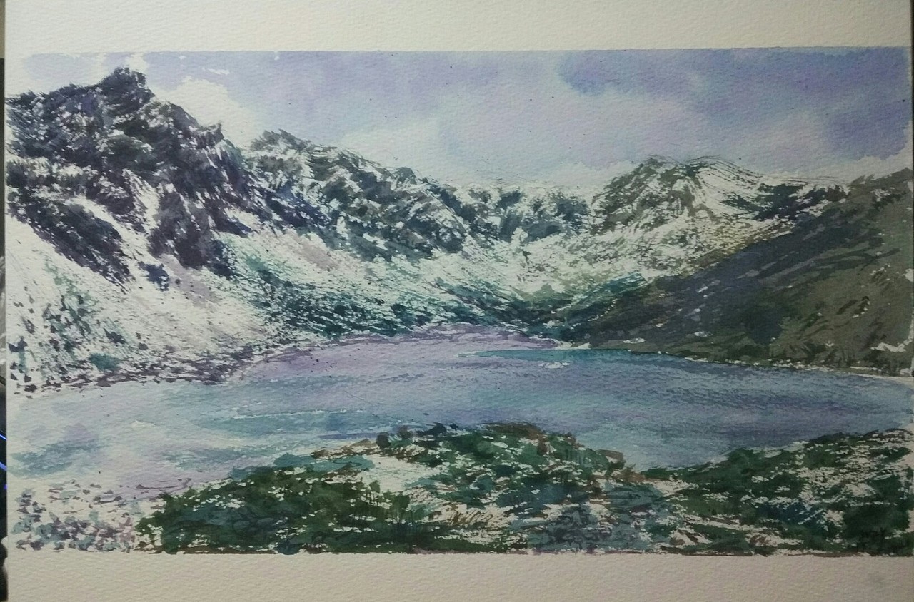 水彩水彩风景风景（图ZNzI5ODE0NzI=） - 绘画 - 站酷设计师早开的晚霞啊啊啊原创素材 - 站酷ZCOOL