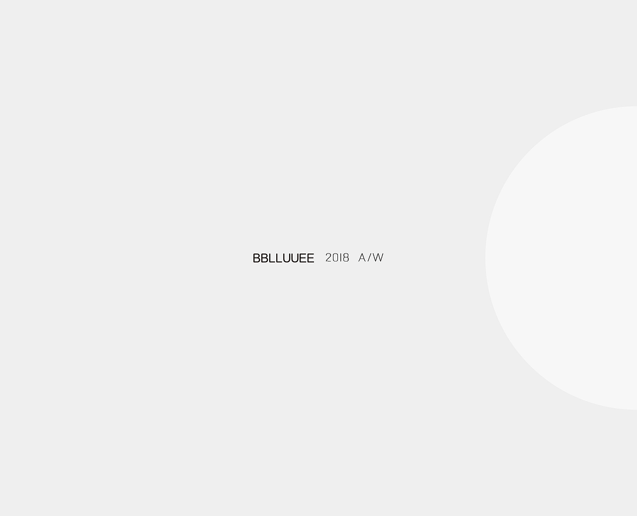 BBLLUUEE2018A/W品牌宣传册
