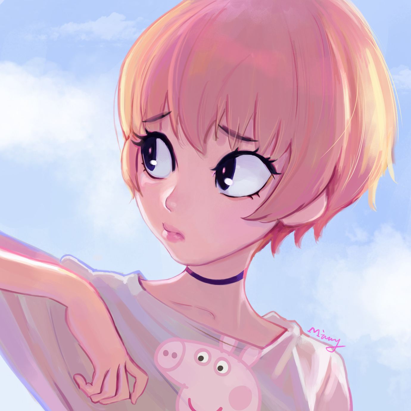 人像板绘练习-1|插画|插画习作|zzming - 临摹作品 - 站酷 (zcool)