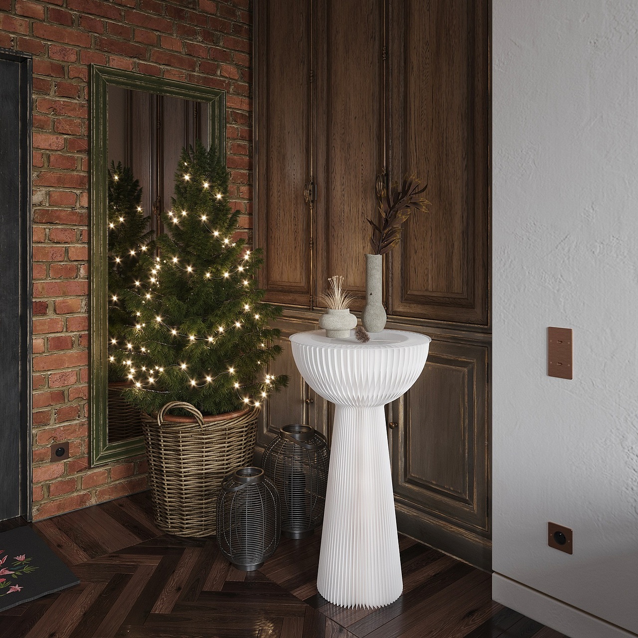 十八纸——花束边几