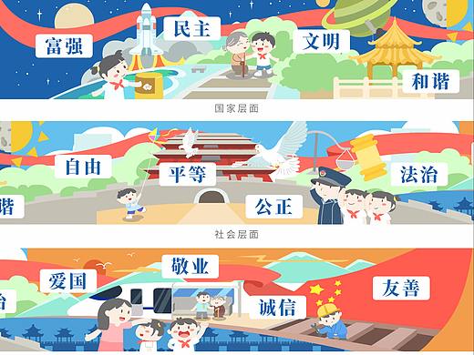 插画｜社会主义核心价值观