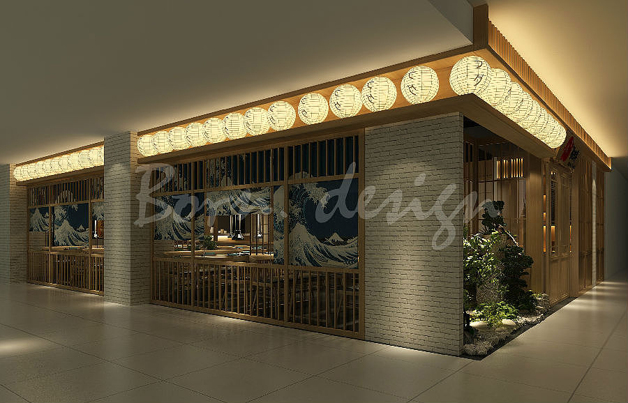 厦门日式烤肉店餐厅设计