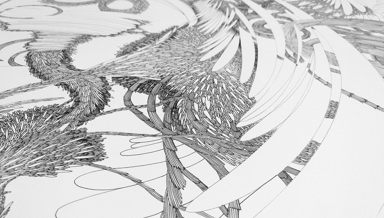 麦平《森林系列》钢笔画长卷（图ZMjA5Mzc5MjA4） - 绘画 - 站酷设计师麦平原创素材 - 站酷ZCOOL