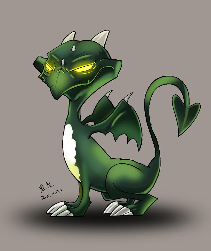 原创作品:小青龙.