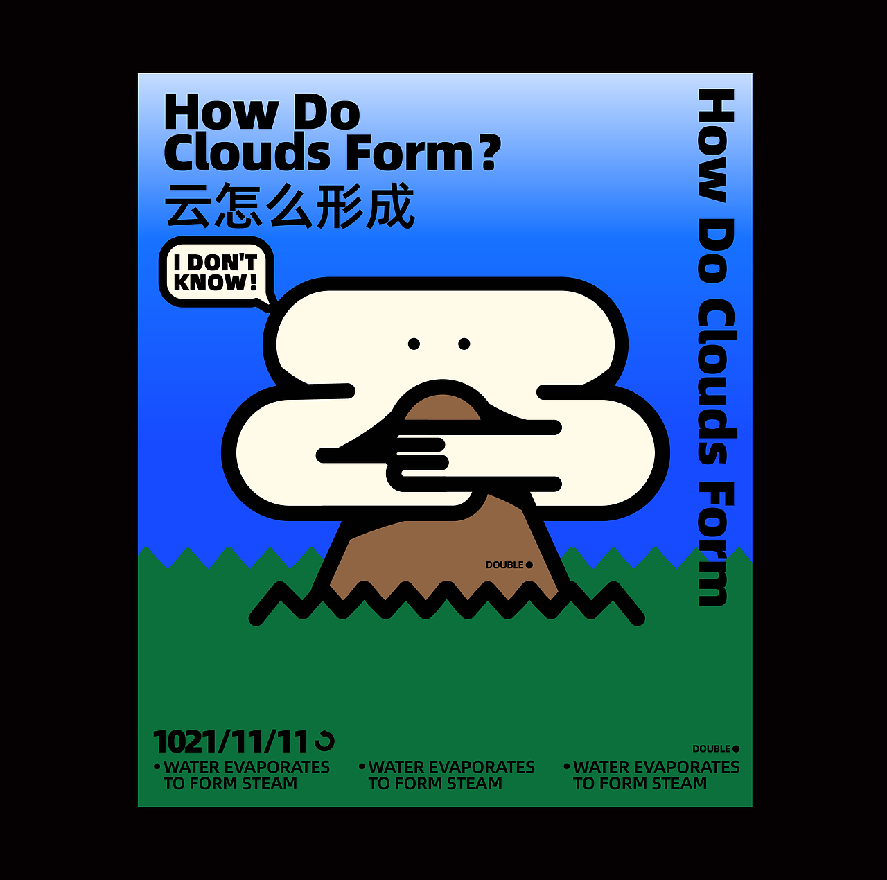 趣味字体插画海报设计/Fun Poster Design(图ZMjcyMjQyODgw) - 宣传物料 - 站酷设计师Double多宝原创素材 - 站酷ZCOOL