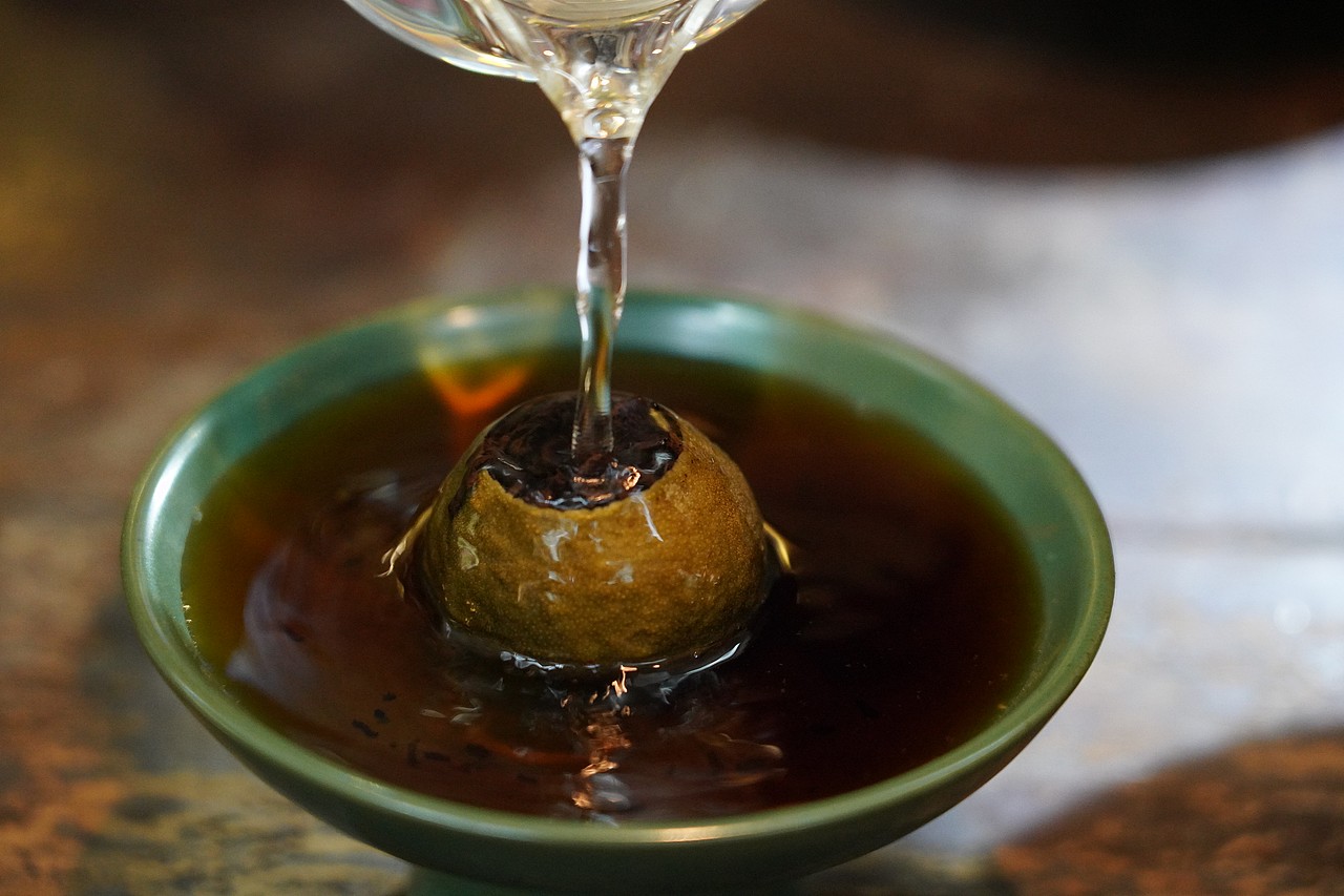 茗时今小青柑 陈皮普洱茶 柑普茶 陈皮茶 新会陈皮柑茶