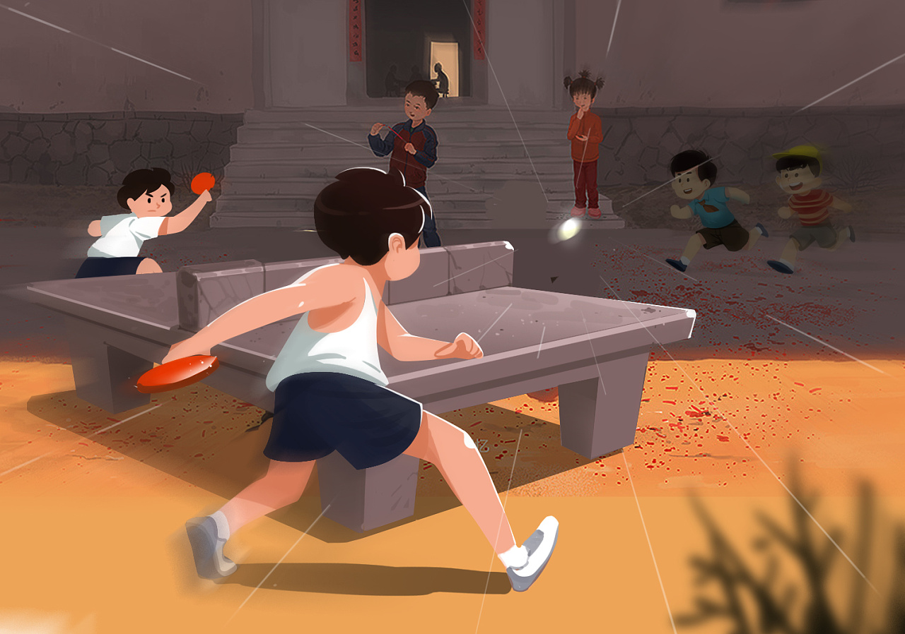 儿时记忆|插画|商业插画|背多分第二版 - 原创作品 - 站酷 (zcool)