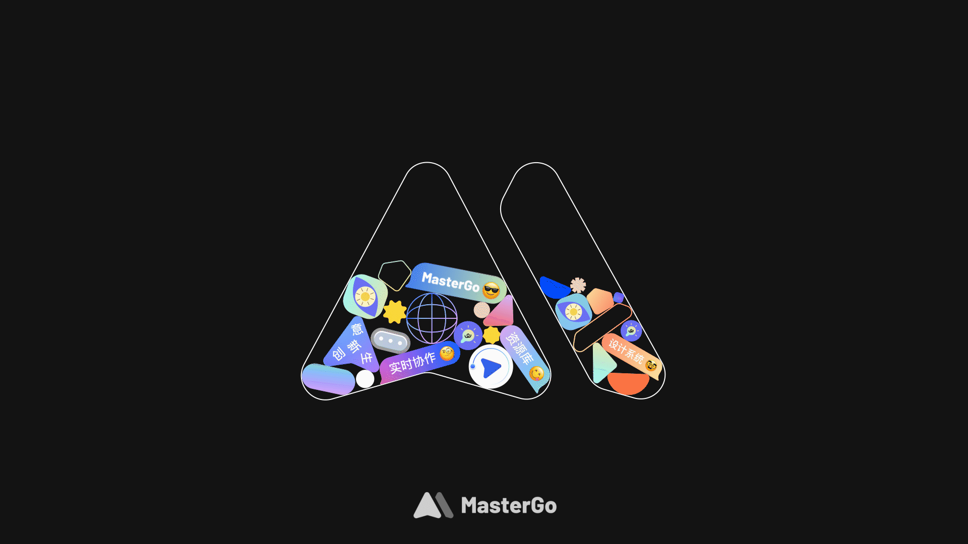 mastergo 品牌创意图案图形设计