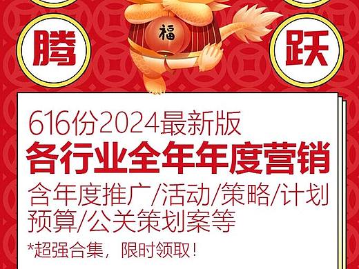 616份全年年度推广/活动/策略/计划/预算/公关策划案