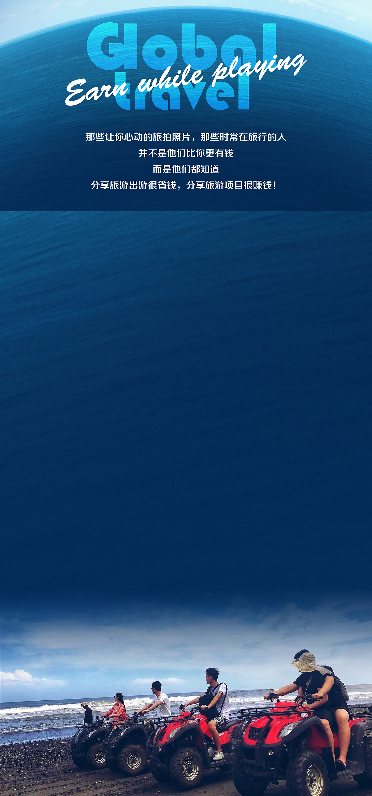 环球旅行启动会宣传/九宫格