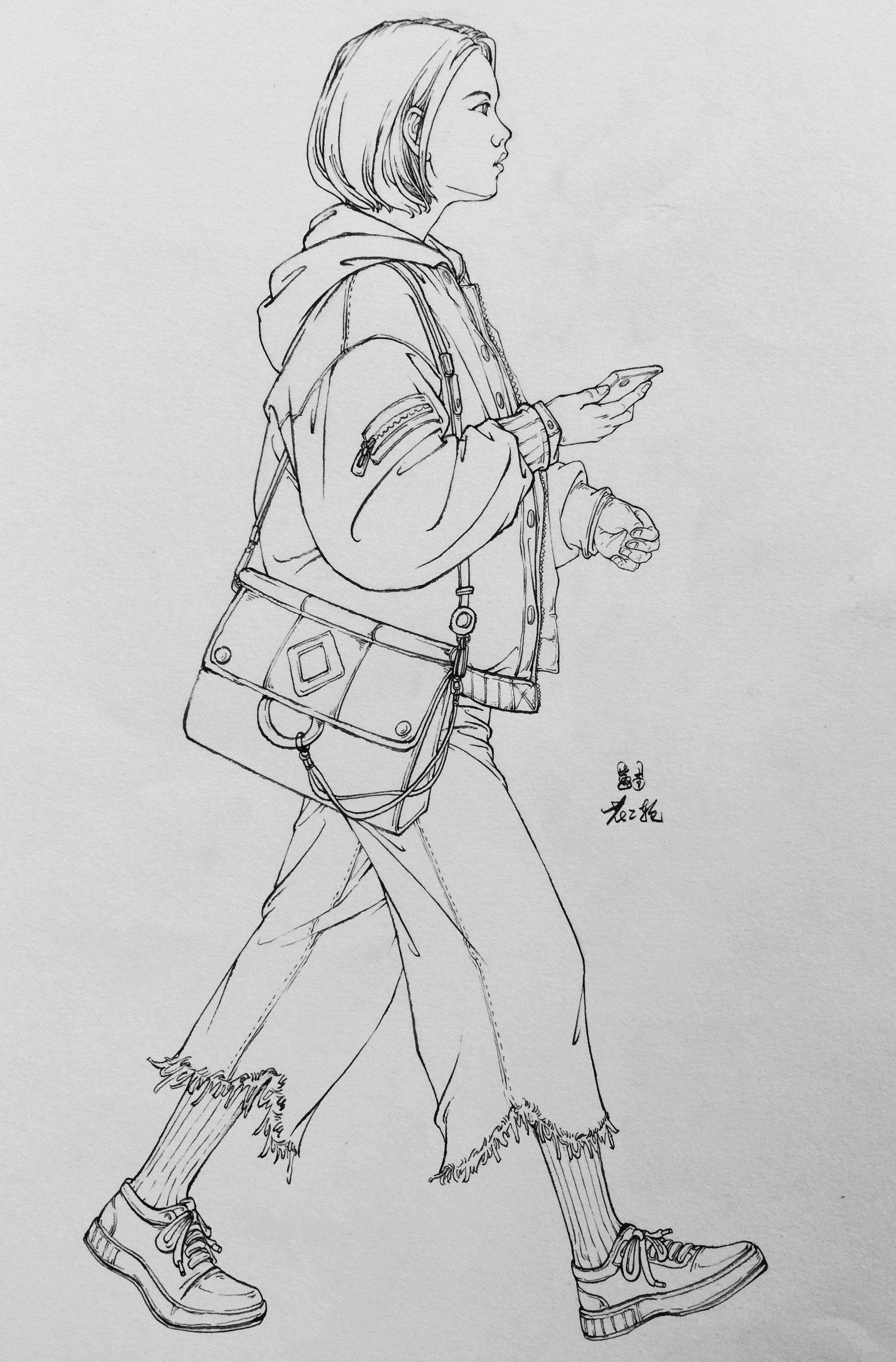 好多好多的小姐姐|纯艺术|绘画|花二轮同学 - 原创作品 - 站酷 (zcool