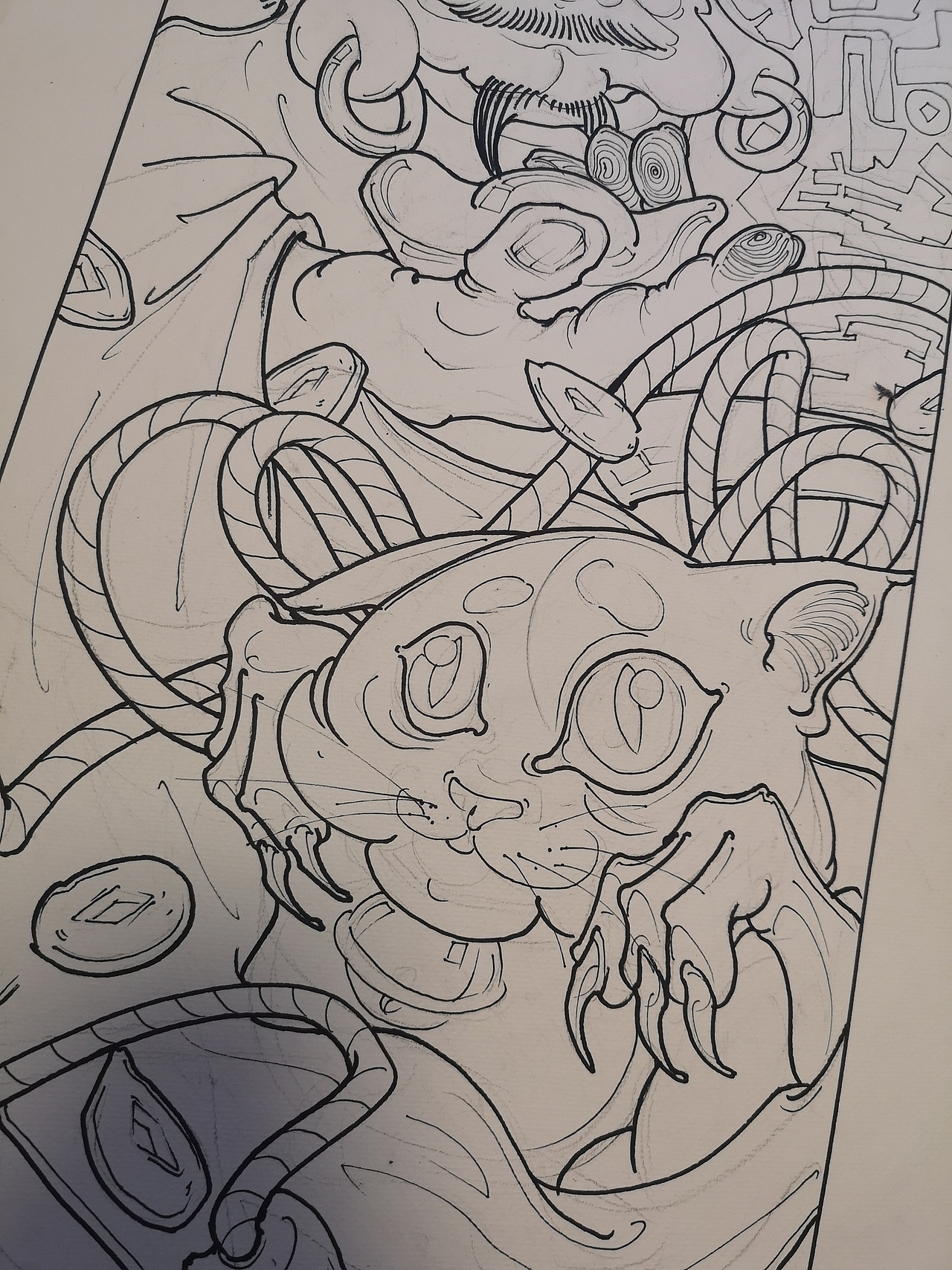 新年賀歲（圖ZMTQyMDgwODY4） - 繪畫 - 站酷設(shè)計師函工夏木原創(chuàng)素材 - 站酷ZCOOL