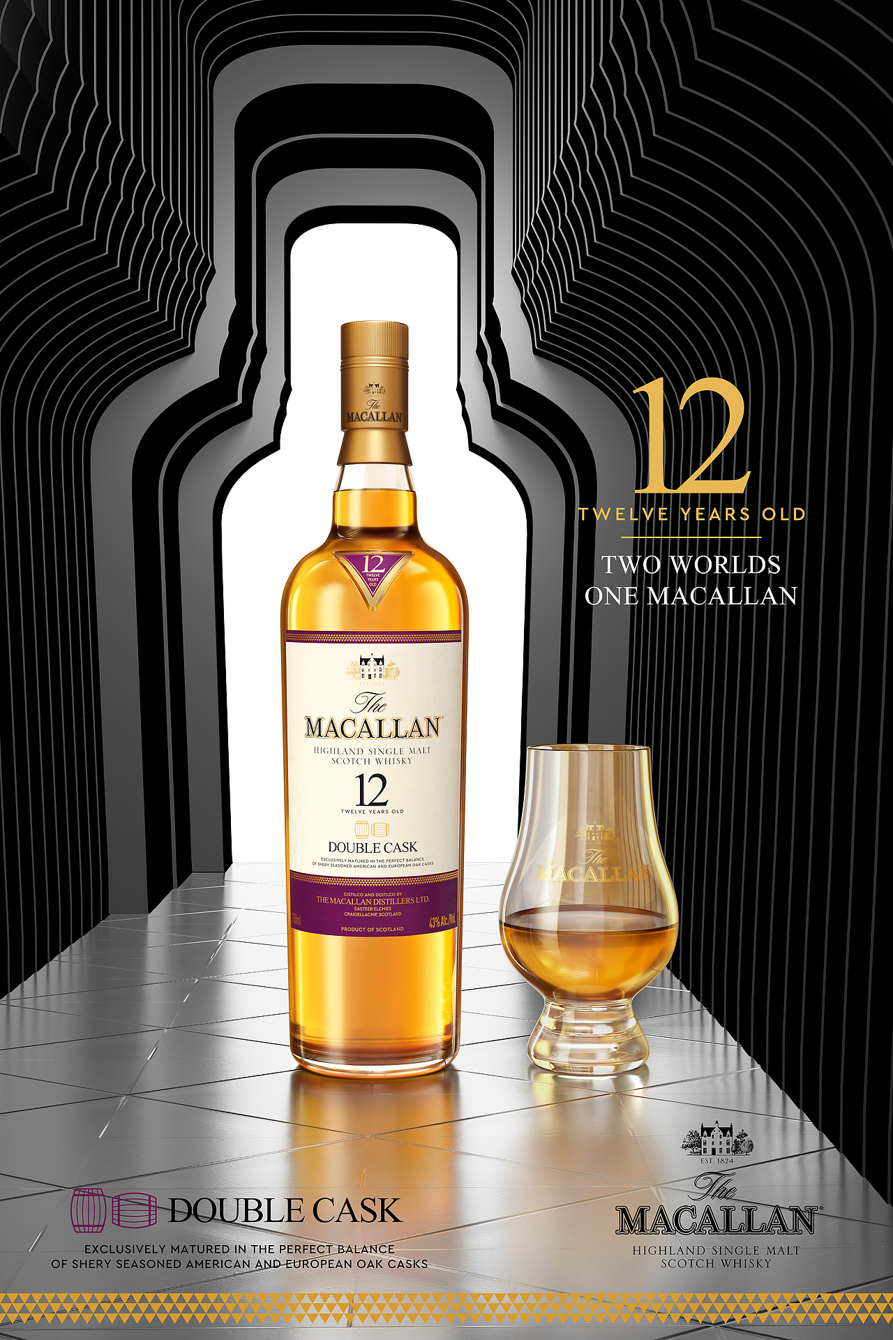 the macallan 麦卡伦 苏格兰威士忌|三维|产品|那夜凌晨 - 原创作品 -