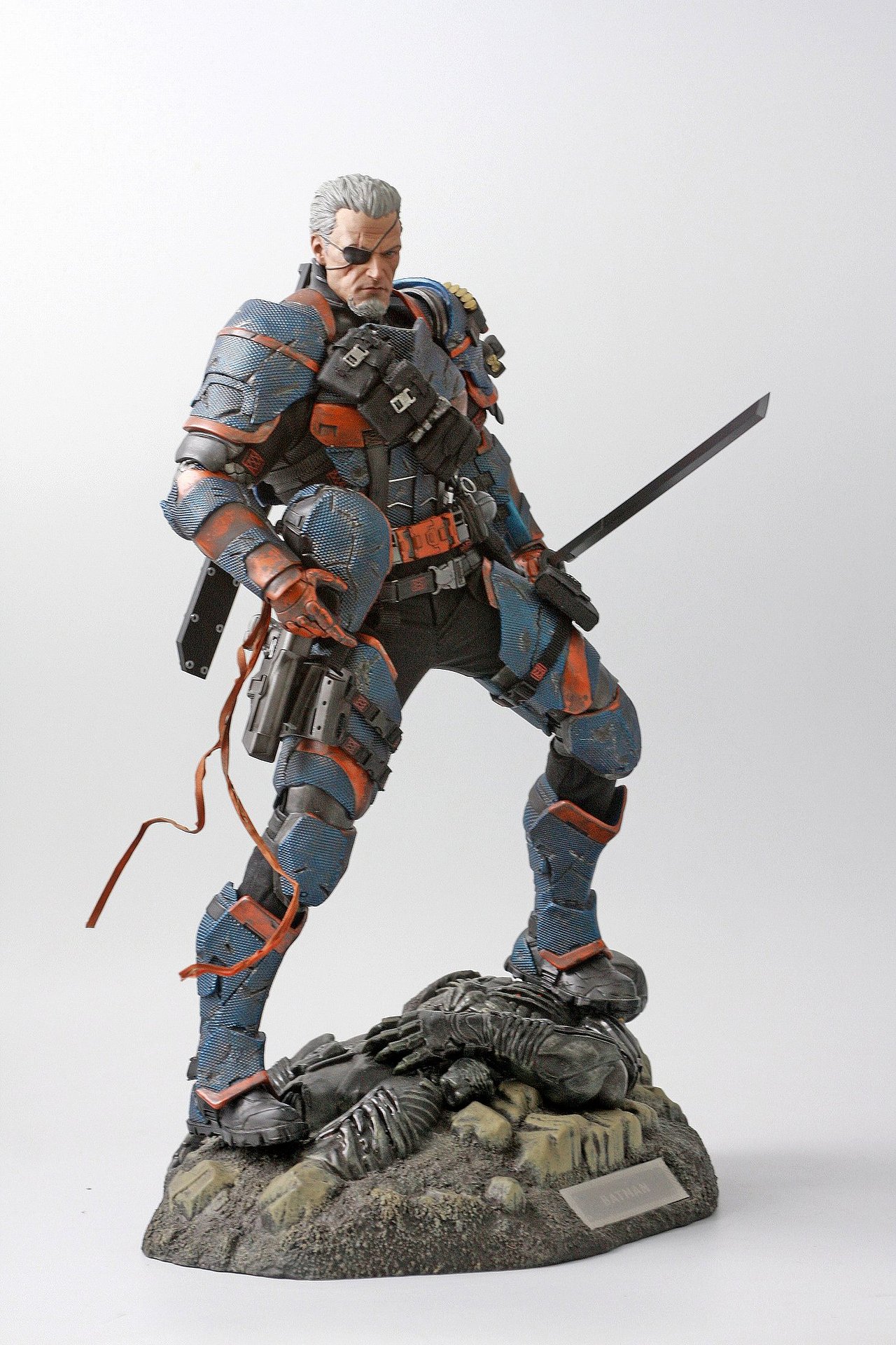 hottoys 阿卡姆骑士 丧钟 包胶素体改造 做旧|手工艺|手办/模玩|眉间