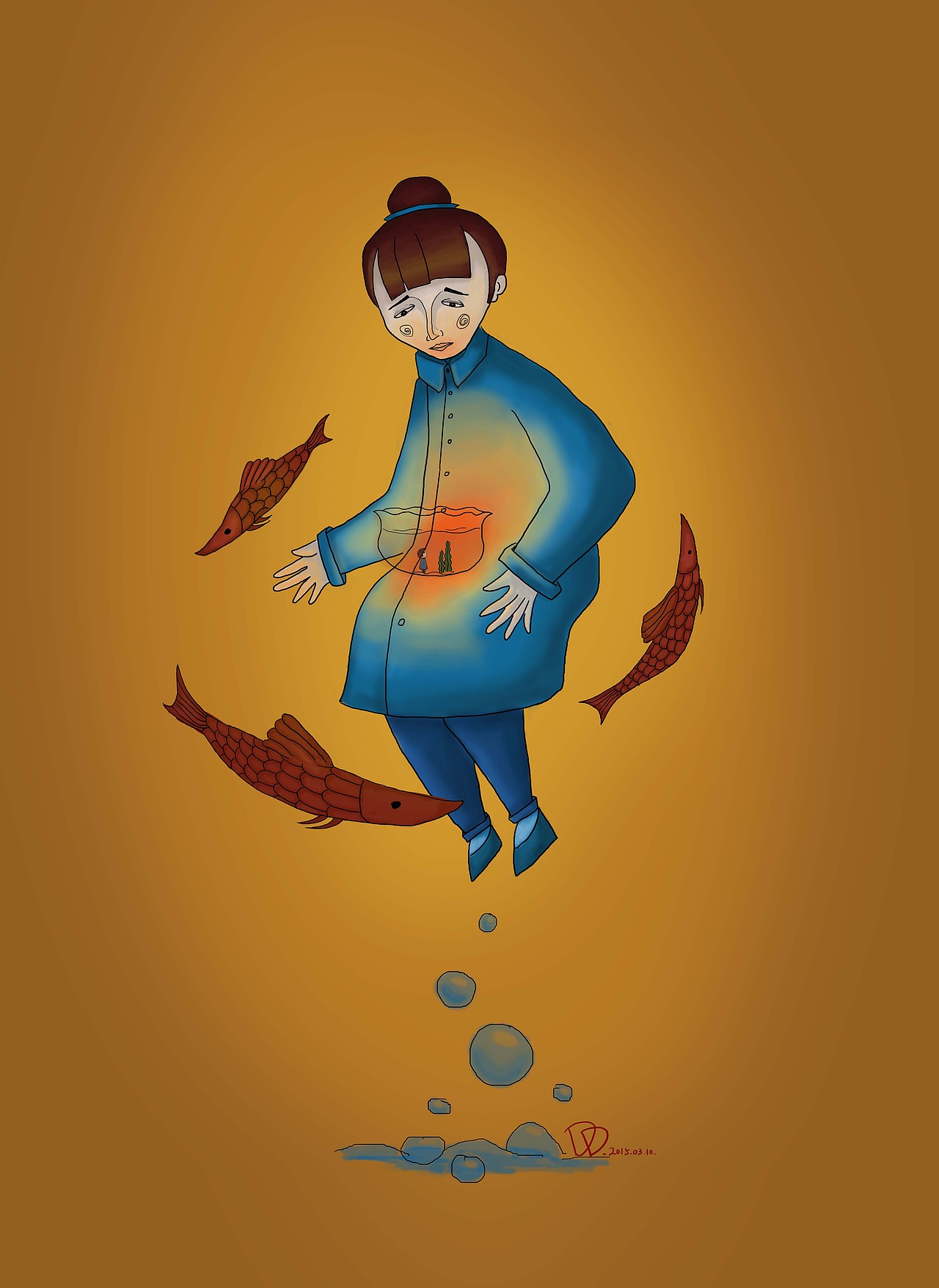 超现实插画（图ZMjU4NDQ1OTY=） - 创作习作 - 站酷设计师DD插画原创素材 - 站酷ZCOOL